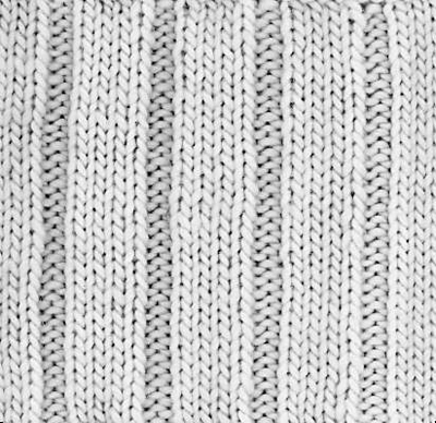 Comment tricoter le point de côte irrégulier