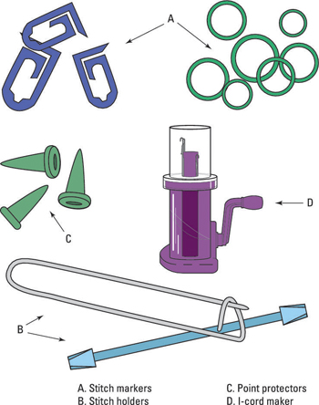 Accessoires de tricot pratiques