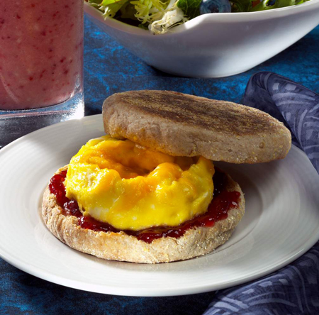 Régime ventre plat&nbsp;: sandwich aux œufs au micro-ondes