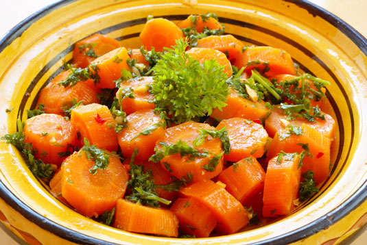 Recette de carottes braisées au cumin et à la coriandre