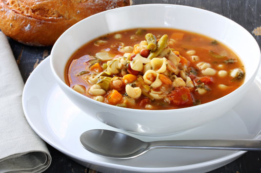 Soupe aux légumes, à la génoise (Minestrone alla Genovese)