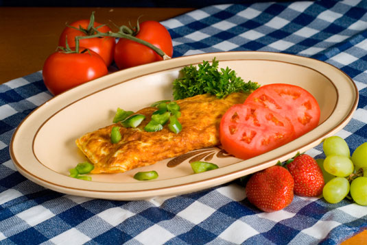 Omelette Roulée aux Herbes (Omelette aux Fines Herbes)