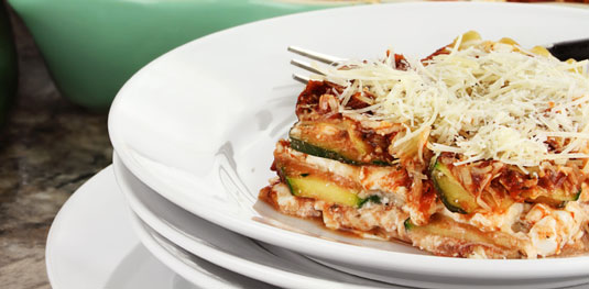 Recette de lasagne aux courgettes