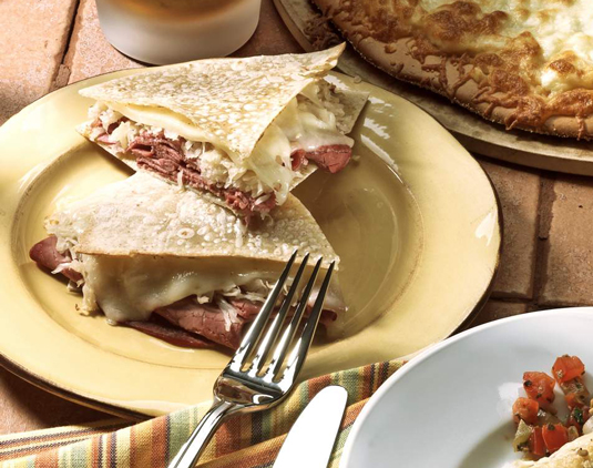 Quesadillas Ruben Sans Gluten