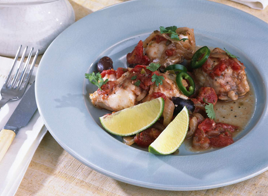 Poisson Veracruz à la sauce tomate épicée