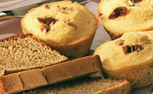 Recette de muffins à la semoule de maïs et aux canneberges