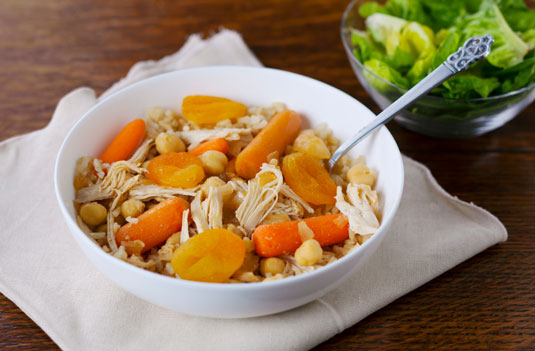 Recette de poulet aux abricots marocain à la mijoteuse