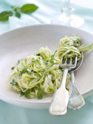 Recette paléo de nouilles aux courgettes