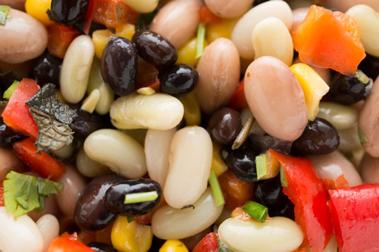 Recette de salade de haricots fiesta