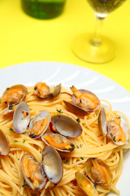 Spaghetti aux palourdes (Spaghetti con Vongole)