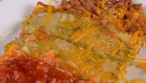 Recette d'enchiladas vertes au porc