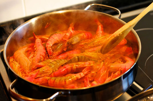 Recette de Crevettes au Chili Sauce Adobo