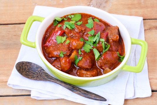 Recette de goulasch de veau hongrois aux champignons