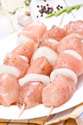 Recette de brochettes d'agneau au curry