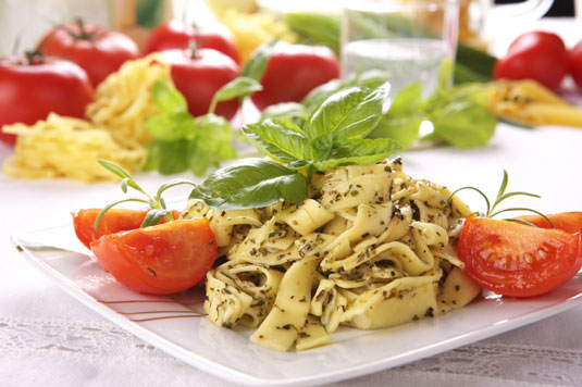 Recette de pâtes au pesto