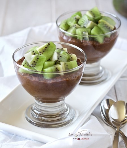 Recette de pudding d'avocat au chocolat paléo (sans céréales, sans produits laitiers, sans gluten)