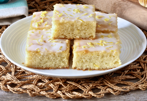 Recette de Brownies au citron avec glaçage au citron et à la noix de coco
