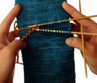 Comment tricoter un talon après coup