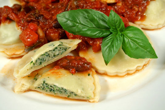 Raviolis aux épinards (Ravioli di Spinaci)