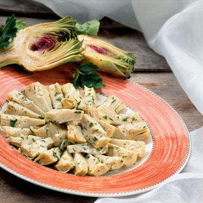 Escalopes de poulet aux artichauts (Scaloppine di Pollo con Carciofi)