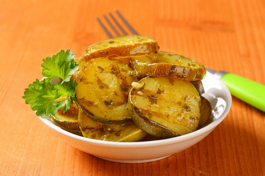 Courgettes marinées (Zucchine alla Scapece)