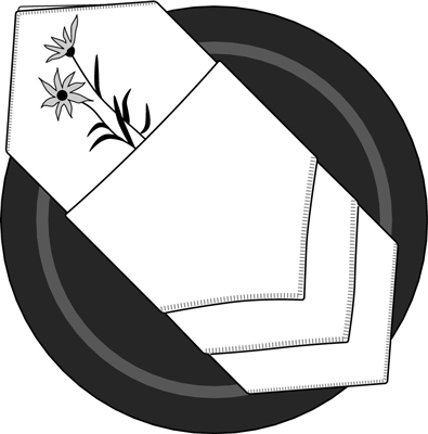 Comment faire des serviettes pliées fantaisie