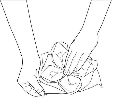 Comment faire des serviettes pliées fantaisie