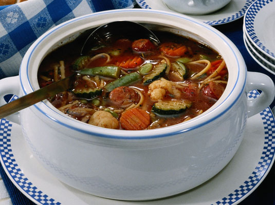 Soupe aux légumes de la récolte