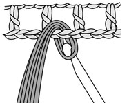Comment ajouter une frange au crochet