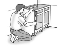 Comment installer l'armoire d'angle