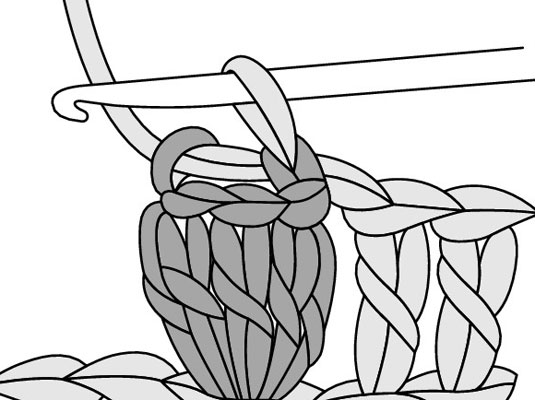 Comment crocheter le point de pop-corn
