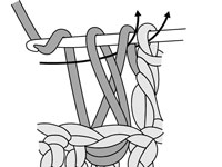 Comment travailler les points doubles au crochet dans le dos